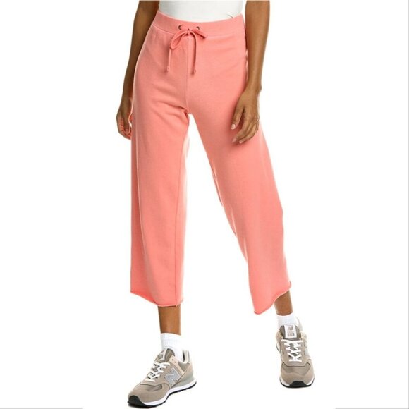 JAMES PERSE Flamingo French Terry Raw Edge Sweatpants Pants Size 0 XS NEW